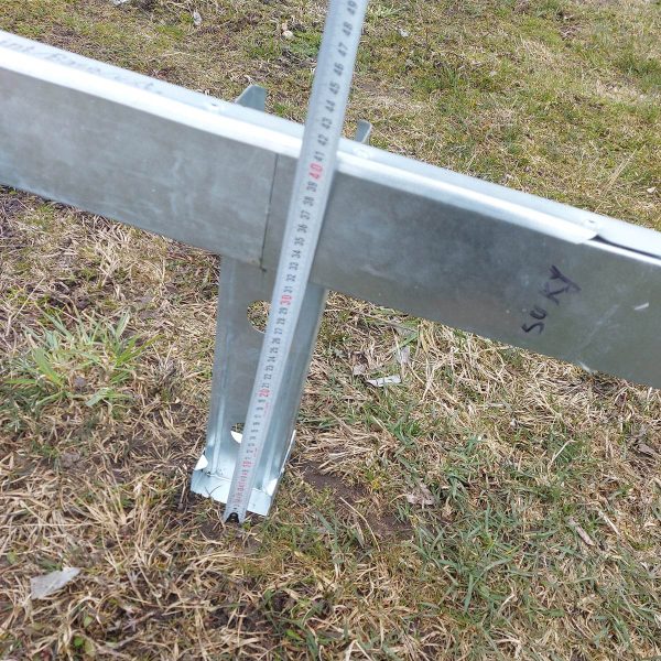 Second image of Cinkuoto metalo pamatas 2.5m pločio